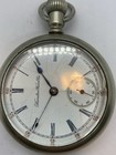 Hamilton Watch Co  Silverine 927 Grade 17 Jewel 18s Pocket Watch 1901