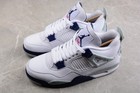 Us Size 7-12 Jordan 4  midnight Navy  Mid Top Men s Retro Basketball Shoes