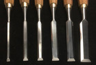 Set Of Pfeil Swiss Made Bevel Edge Chisels 6 Pc 