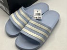Adidas  Women s Size 8 Blue Adilette Slides Sandals Ie8919 Brand New 