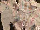 Bundle Of Baby Girls Clothes Outfit Set X 3 Gift Size 0-3 Months