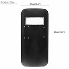 Tactical Hand-held Anti-riot Shield Security Protection Durable Shield 3 5mm