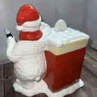        Vintage 10 5  Tall Coca Cola Polar Bear Vending Machine Cookie Jar