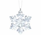 Swarovski Crystal 2016 Christmas Ornament Large Clear Snowflake 5180210 Coa
