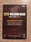  Walking Dead Season 4 Authentic Daryl Blue Wine Bottle Prop Relic Card M03