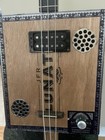 Jfr Lunat Wooden Right Handed 3-string Cigar Box Bass Guitar