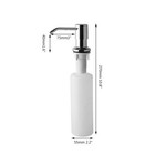 Deck Mounted Kitchen Sink Liquid Soap Dispenser Bottle Dish Washing Poolkz
