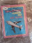 Vintage American Airlines Inflatable Airplane Promo Display Toy Silver 43  Rare