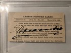 Queen Alexandra Of England Signed Card 1895 Religious Cut Paper Inkwell Ink