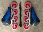 Bont Luna 2pt Blue Us Size 7 5 Inline Speed Skates  110mm 85a  Excellent   