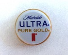 200 Michelob Ultra Pure Gold Bottle Caps - 200 Beer Bottle Caps No Dents 