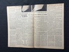 New York Times Reproduction 2pg Newspaper Fn 6 0 Apollo 8 Around The Moon