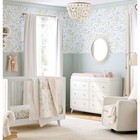 Pottery Barn   kids X West Elm Organic Cotton Matelasse Changing Pad Cover Rosette