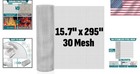 Rust-free Metal Mesh Screen - 30 Mesh 304 Stainless Steel