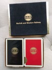 Vintage Norfolk And Western Railway- Playing Cards - 2 Decks Sealed- Red   Black