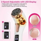 17pc Electric Foot Callus Remover Pedicure Kit Foot File Scraper Nail Care Set