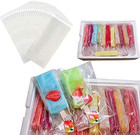 200 Pack Sealable Popsicle Bags Clear Ice Pop Wrappers Disposable