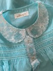 Vintage Nos 1960s Lace Embellished Barbizon Nightgown Nightie   Small