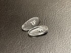 New High Quality Replacement Snap-in Nose Pads For Tom Ford Eyewear Silver Pair