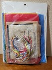 Bucilla Plaid Patchwork Santa 18   Felt Christmas Stocking Kit  86202 2010   New