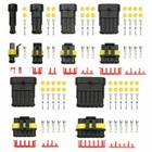 708pcs Car Automotive Waterproof Electrical Wire Connector Plug 1-6 Pin Kit Set