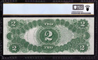 1917  2 Legal Tender Red Seal Fr 60 Speelman White Pcgs B Choice Au 58