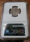 1875 S Circulated Silver 20 Cent Piece Ngc Au 58