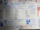 1965 Jacksonville Suns Internation League Baseball Luke Easter Scorecard 