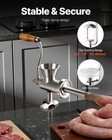 Vevor Manual Meat Grinder Mincer Sausage Stuffer Table Clamp 304 Stainless Steel