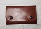 Vintage Leather Fly Fishing Fly Pocket Pouch With Flies