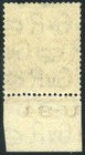 1934 Kgv Block Cypher Provisonal Printing 1s Bistre-brown Control  u34  Sg 429
