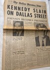 Rare  All Original Prints self Collected Jfk Assasination News Collection Lot