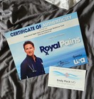 Royal Pains  Dr  Peck anastasia Griffith Nightshirt business Card Studio Coa