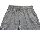 Chef Works Drawstring Pants  Pockets Black White Check Sz Medium New With Tag