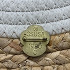 Vintage Girl Scouts Usa Lapel Pin Gold   Green Metal 1980s