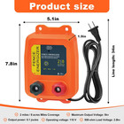 Electric Fence Charger Pe2 0 10 Joule  2-mile  8 Acres Plug In Electric Fence Ch