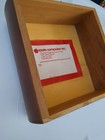 Vintage Apple Cupertino Hq Label Displayed In Cigar Shadow Box Mac Macintosh 6x6
