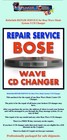 Refurbish Repair Service For Bose Wave Music System Cd Changer Awrcc1 Awrcc2
