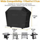 Bbq Gas Grill Cover 67 Inch Barbecue Waterproof Outdoor Heavy Duty Uv Protection
