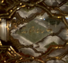 2 Culver Valencia 22k Gold 12 Oz Tumbler Glass Signed Diamonds Highball Mcm Vtg