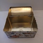 Vintage Daher Tin Metal Box Hinged Lid Made In England 6   x 3   x4   