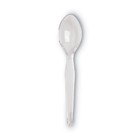 Dixie Th017 6  Heavyweight Plastic Cutlery Crystal Clear Teaspoon  1000 ct  New