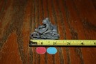 Vintage Marx Battleground Dark Gray German Army Motorcycle   Rider - Mpc  Timmee
