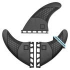 High-performance Honeycomb Fiberglass Surf Fins - Fits Futures Single Tab  Twin 