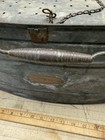 Antique  22   galvanized  Oval Fishing Bait  Minnow Bucket J J Tyler Indianapolis