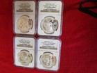 2008 China Olympic Set  999 4 Silver All Ngc Pf Pr 69 Asian Chinese Lot Gift 