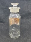 Antique Whitall Tatum Co Glass Apothecary Bottle Pharmacy Sunken Label Medicine