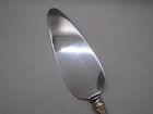 Vtg Kirk   Son Sterling Silver Repousse Rose Cake Server 10 3 8  Stainless Blade