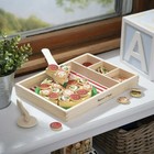 Melissa   Doug Wooden Pizza Party Play Food Set With 36 Toppings For Toddlers Ag