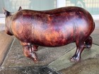 Hippopotamus Made Of Wood 10   long X 5    Tall 